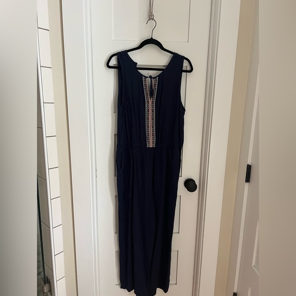 Old Navy nave blue romper size XL - Picture 1 of 3